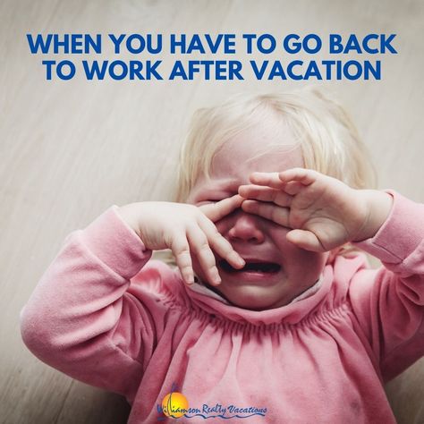 Teacher Vacation Humor, Returning To Work After Vacation Humor, Vacation Over Back To Work Funny, After Vacation Humor, Work After Vacation, Back To Work After Vacation, Work Related Quotes, Meetings Humor, Vacation Meme