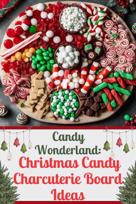 🍭✨ Sweeten up your holiday celebrations with our Christmas Candy Charcuterie Board Ideas! From festive treats to sugary delights, discover a delightful spread that will add magic to your Christmas festivities. Dive into the sweetness of the season! #ChristmasCandyCharcuterie #SweetTreats #HolidaySweets #CharcuterieIdeas #FestiveFeasting 🎄🍬 Holiday Candy Charcuterie Board, Christmas Candy Charcuterie Boards, Candy Christmas Charcuterie Board, Christmas Candy Display Ideas, Candy Trays For Christmas, Christmas Candy Buffet Ideas, Christmas Candy Board Ideas, Candy Charcuterie Board Christmas, Sweet Christmas Charcuterie Board