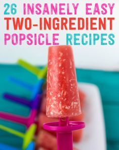 26 Insanely Easy Two-Ingredient Popsicle Recipes Some of these look Awesome! Great ideas for summer. Home Made Popsicles Healthy, Grape Popsicles, Iced Coffee Popsicles, Popcicles Recipes, Strawberry Yogurt Popsicles, Easy Popsicle Recipes, Frozen Yogurt Pops, Diy Popsicles, Coffee Popsicles