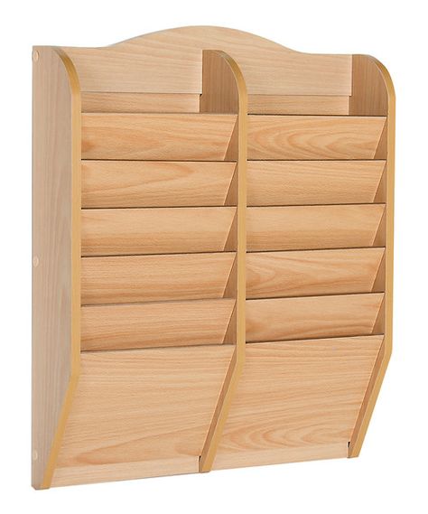 Look at this Magazine Rack on #zulily today! Comic Book Storage, Magazine Rack Wall, Magazine Wall, Wall File, Magazine Storage, Magazine Racks, Shelving Racks, Diy Magazine, Rack Design