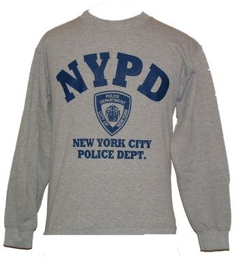 NYPD gym  Sweatshirt - Warm and comfortable, this heather gray NYPD sweatshirt features the official New York Police Department logo… Nypd Sweatshirt, Gym Sweatshirt, Cop Show, New York Police, Police Dept, Sweater Grey, Police Department, Heather Gray, Firefighter