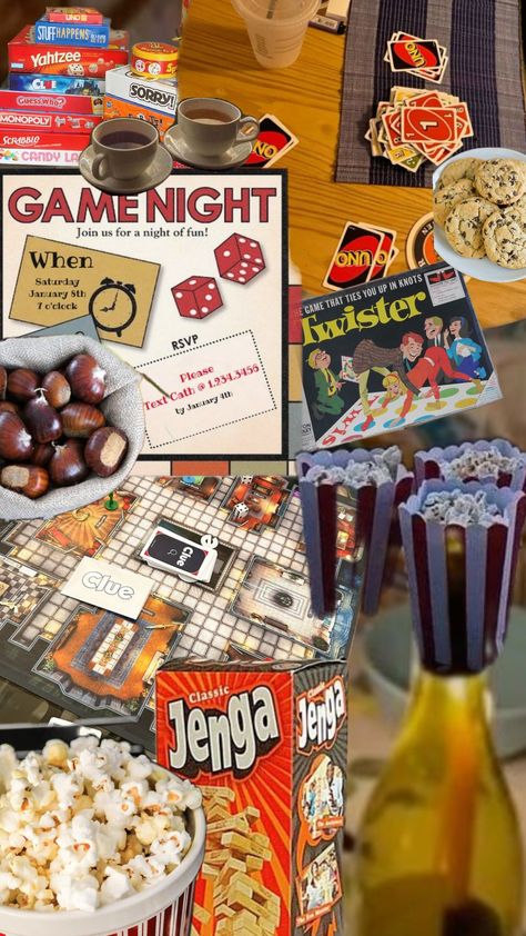 Cozy game night Game Night Sleepover Party, Bachelorette Game Night Aesthetic, Board Game Night Aesthetic, Game Night Theme Party, Game Night Birthday Party Ideas, Game Night Decor, Game Night Aesthetic, Game Night Movie, Lazy Night