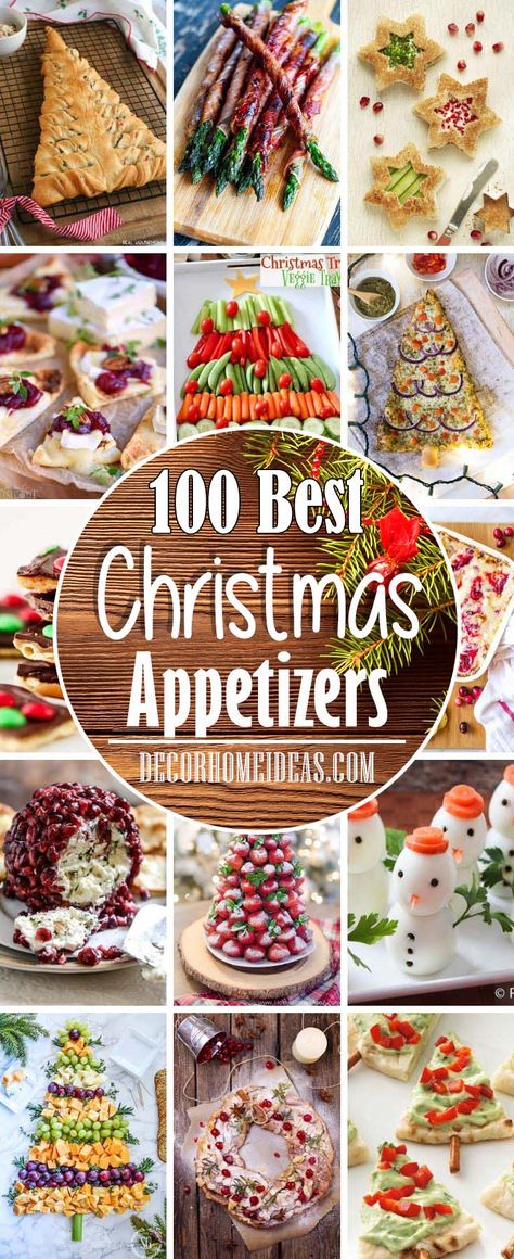 Best Christmas Appetizers #Christmas #appetizers #platters #decorhomeideas Stuffed Mushrooms Vegetarian, Baked Spinach Dip, Dinner For 4, Holiday Appetizers Christmas, Catering Recipes, Crowd Recipes, Best Christmas Appetizers, Bacon Wrapped Chicken Bites, Fried Mac And Cheese