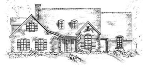 English Cottage Floor Plans, Storybook Cottage House Plans, Sims Blueprints, French Cottage House Plans, English Cottage House Plans, Stone House Plans, Tudor House Plans, Cottage Flooring, Front Kitchen