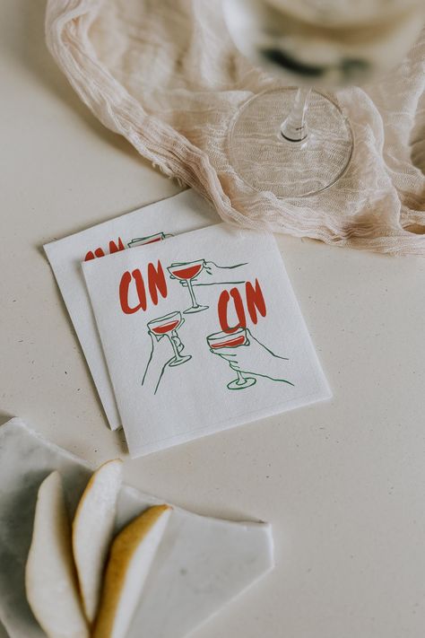 ✺  CIN CIN - ITALIAN PARTY NAPKINS  ✺    Smooth texture with uncoined edges. Soft, three-ply paper. Available in packs of 50 and 100. Sustainable paper from FSC and SFI certified facilities. * K E E P S H O P P I N G *   * Shop our entire Bachelorette collection here: https://www.etsy.com/au/shop/thingsyoureallylike?ref=profile_header&section_id=35146885 * Q U I C K F A C T S * This design is a unique illustration that has been created in house. * Available in two sizes: Luncheon (6.5" x 6.5") a Italian Wedding Design, Italian Restaurant Wedding, Spring Italian Wedding, Italian Wedding Florals, Pasta Party Decorations, Italian Garden Party Wedding, Italy Decorations Party, Italian Party Ideas, Italian Christmas Party