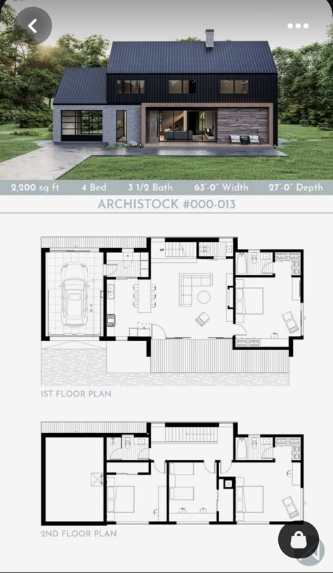 1 Bedroom Modern House Plans, Loft Style Floor Plans, Industrial Floor Plan, House With Attic Floor Plans, 4 Bedroom Barndominium With Garage, 3 Bdrm 2 Bath Barndominium, Medium Barndominium, Barnhouse Homes Plans, Modern House Plans 4 Bedroom Open Floor