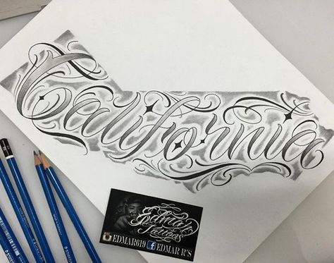 California Font Tattoo, Cali Style Tattoo, State Of California Tattoo, California Old English Tattoo, California Style Tattoo, Cali Drawings, Califas Tattoo, California Tattoo Sleeve, Cali Tattoo Ideas