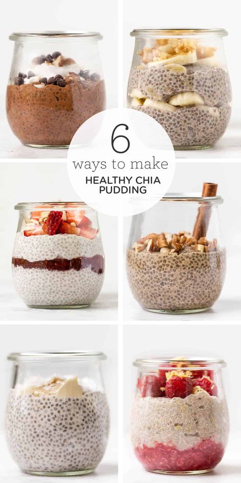 How To Chia Pudding, Chia Seed Pudding Oatmeal, Homemade Chia Seed Pudding, Recipes That Use Chia Seeds, Chia Seed Pudding Mason Jar, Chia For Breakfast, Chia Seed Popsicles, Gluten Free Dairy Free Chia Seed Pudding, Chia Seed Recipes Pudding Breakfast