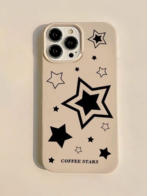 Idea For Cover Phone, Y2k Star Phone Case, Cute Phone Cases From Shien, I Phone 11 Phone Cases, Case Ideas Phone, Cover Phone Ideas, Cute Phone Accessories, Black Phone Case Ideas, Ideas For Phone Cases