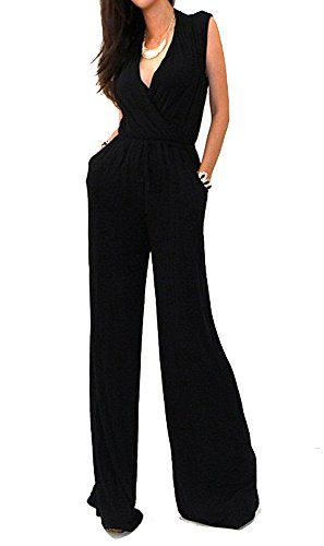 Cocktail Maxi Dress, Plunge Blouse, Cocktail Jumpsuit, Maxi Dress Casual, Jumpsuit Pattern, Knit Jumpsuit, Long Jumpsuits, Wide Leg Jumpsuit, Wrap Top