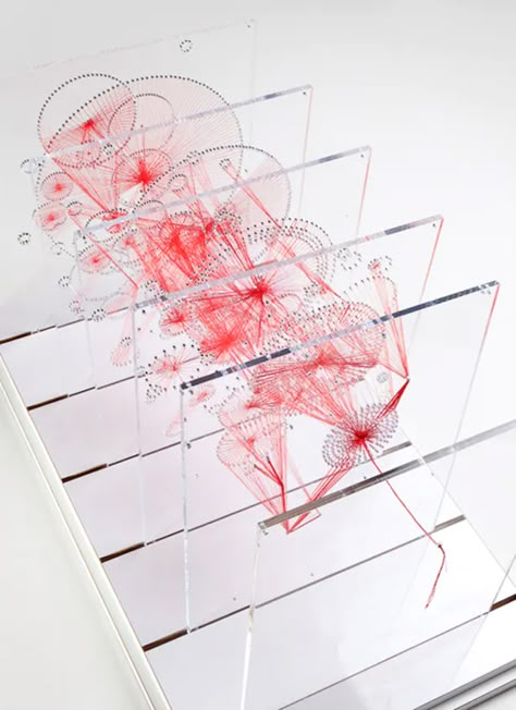 Thread Sculpture, Desert Terrain, Plexiglass Sheets, Data Visualization Design, Concept Model, Data Design, Pen Drawings, Architecture Models, Data Visualisation