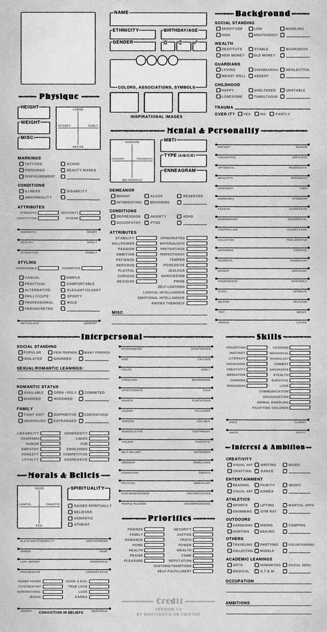 Character Reference Sheet Base, Reference Sheet Base, Character Sheet Writing, Character Chart, Character Sheet Template, Character Reference Sheet, Writing Inspiration Tips, Ref Sheet, Character Template