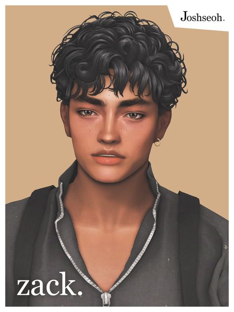 Sims Cc Men Hair Curly, Sims 4 Mens Curly Hair, Sims Mens Hair, Sims Guy Hair, Sims 4 Edgar Cut, Boys Hair Sims 4 Cc, Cc Male Hair Sims 4, The Sims 4 Cc Men Hair Curly, Male Hairstyles Sims 4