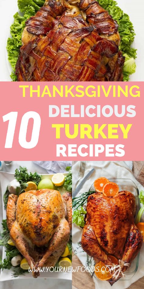 Delicious Turkey Recipes For Thanksgiving. This fall try these 10 Turkey recipes For Thanksgiving. Save these must-try turkey recipes for Thanksgiving to your board and come back to them time after time. Easy delicious turkey for Thanksgiving recipes to make at home, whether you're hosting a party, or entertaining and of cause these turkey recipes are perfect for Thanksgiving? They're also perfect for family meals, holidays & all year round. Which is your favorite? Turkey Recipes For Thanksgiving, Thanksgiving Turkey Recipes, Delicious Turkey Recipes, Perfect Roast Turkey, Thanksgiving Meals, Recipes For Thanksgiving, Perfect Roast, Best Thanksgiving Recipes, Poultry Dishes