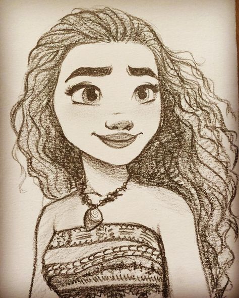 Moana Sketches, Moana Drawing, Art Painting Tutorial, Disney Princess Sketches, Disney Moana Art, Drawing Bts, Princess Sketches, Disney Character Drawings, Satisfying Art