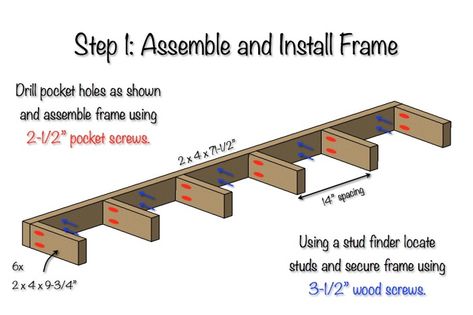 DIY Floating Shelf | Free Plans | Rogue Engineer Floating Shelves Tv Wall, Floating Shelf Plans, Floating Shelves Tv, Diy Floating Shelves, Floating Shelves Bedroom, Under Tv, Floating Shelves Living Room, Floating Shelves Kitchen, White Floating Shelves