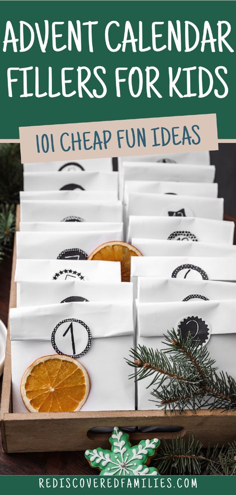 Fill your kids' advent calendars with 101 creative and budget-friendly ideas! This collection of advent calendar fillers for kids includes DIY projects, small gifts, and fun activities that will make each day of December special. With options ranging from free printables to homemade surprises, you can create a holiday tradition that is both memorable and affordable without resorting to plastic junk. It is an easy way to make 25 Christmas activities for the countdown to the big day. Advent Calendar Fillers, Festive Activities, Family Traditions, Loved Ones, How To Memorize Things, Christmas