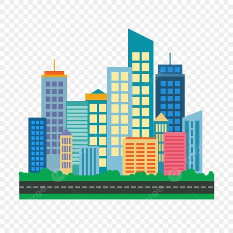 Cartoon Buildings City, Pollution Pictures, Building Clipart, Building Cartoon, Building Png, Usa Landmarks, Building Vector, Cartoon City, Cartoon Building