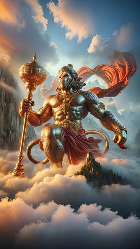 Bajrang Bali Wallpaper, Bali Wallpaper, Radha Krishna Art Beautiful, Hanuman Live Wallpaper, Shree Ram Photos, Bal Hanuman, Hanuman Hd, God Hanuman, Hanuman Ji Wallpapers