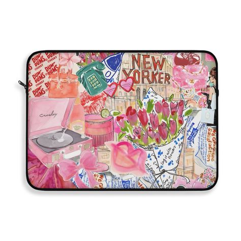 Welcome to our whimsical world of our scrapbook laptop cases! Elevate your laptop style with our adorable scrapbook-inspired laptop sleeves. Crafted with love and attention to detail, this case is a perfect blend of functionality and charm. Carry your laptop with style! This high-quality sleeve is available in three sizes to protect your laptop from scratches and minor impacts. Printed on one side with a black backside, edging, and zip, it's an elegant and stylish companion from day to day. .: M Light Grey Leggings, Laptop Decoration, Macbook Laptop, Macbook Sleeve, Tablet Sleeve, Laptop Cases, Ipad Tablet, Macbook Case, Laptop Case