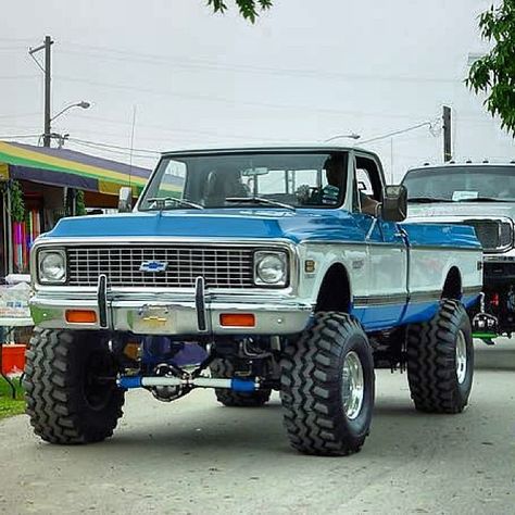 72 chevy c10                                                                                                                                                     More Rat Rod Truck, Chevy Trucks Older, 72 Chevy Truck, Rat Rod Trucks, Old Chevy, Chevrolet Truck, Lifted Chevy Trucks, Lifted Chevy, Dream Trucks