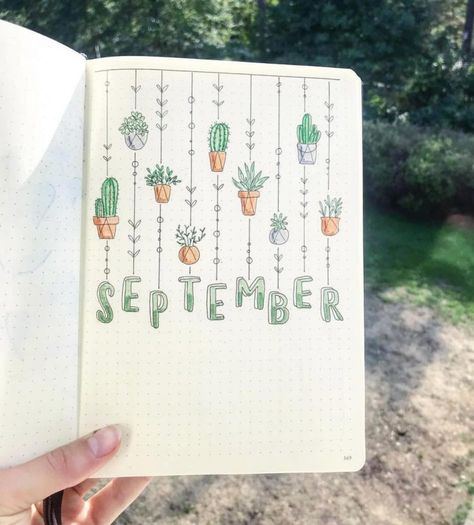 September Bullet Journal, Journal D'inspiration, Bullet Journal September, Bullet Journal Month, Monthly Layout, Bullet Journal 2020, Journal Weekly, Bullet Journal 2019, Bullet Journal Cover Page