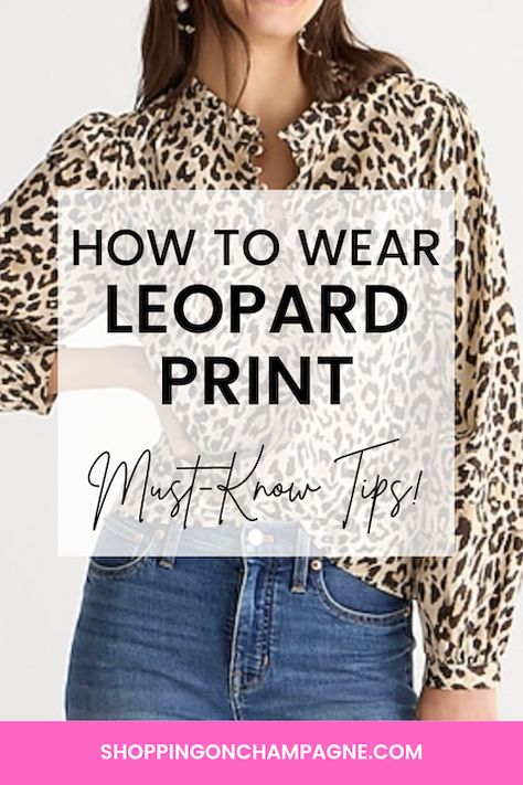 Animal Print Clothes Womens Fashion, What Jewelry To Wear With Leopard Print, Animal Print Women Outfits, Animal Print Fashion 2023, What Goes With Leopard Print, Animal Print Shirts For Women, Leopard Print Tops For Women, Cheetah Print Blouse Outfit, Leopard Blouse Outfit Jeans