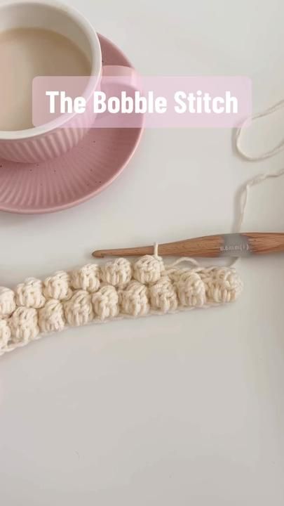 How to Crochet The Bobble Stitch ✨ For the full tutorial check out th... | bubble stitch crochet | 405.2K Views | TikTok Bobble Stitch Crochet, Crochet Tutorial Pattern, Crochet Hack, Crochet Stitches Guide, Beginner Crochet Tutorial, Quick Crochet Patterns, Easy Crochet Stitches, Crochet Business, Crochet Design Pattern