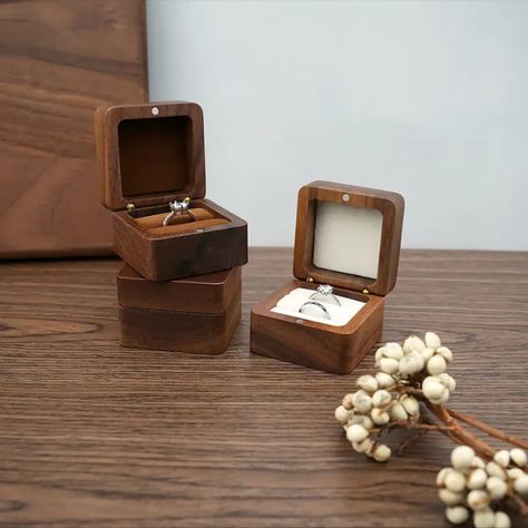 Wooden Wedding Ring Box, Wooden Ring Box Wedding, Rings Box, Wooden Wedding Ring, Bracelet Packaging, Ring Organizer, Engraved Engagement Ring, Wooden Ring Box, Ring Storage