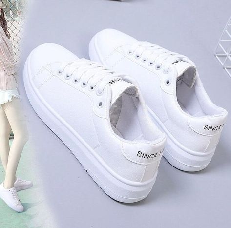 Casual Women Shoes, Elegant Sneakers, Women Shoes Sneakers, Girls High Heels, Female Shoes, Platform High Heel Shoes, White Shoes Women, Silver Shoes, Shoes Woman