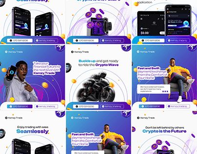 Check out new work on my @Behance profile: "SOCIAL MEDIA DESIGN FOR KEMZY TRADE (Crypto Brand)" http://be.net/gallery/195779925/SOCIAL-MEDIA-DESIGN-FOR-KEMZY-TRADE-%28Crypto-Brand%29 Minimalistic Social Media Design, Crypto Social Media Design, Metaverse Design, Logistics Design, Flyer And Poster Design, Social Media Poster, Interaction Design, Design Advertising, Graphic Design Advertising