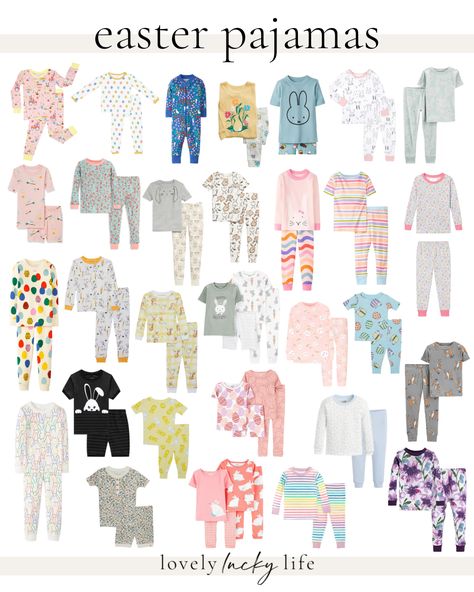 30 Adorable Easter Pajamas for Kids Pajamas For Kids, Easter Pajamas, Cute Easter, Easter Activities, Easter Girl, Kids Pajamas, Pajamas, For Kids, Easter