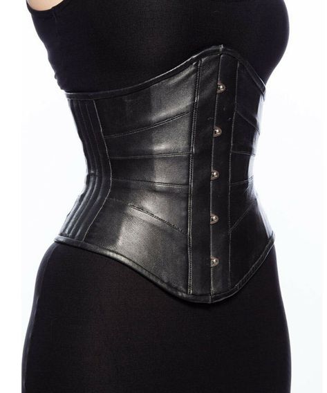 Luxury Overbust Bodice With Corset Back, Luxury Overbust Corset With Built-in Bra, Luxury Lace Trim Overbust Corset, Womens Underbust Vest, Waist Shaper Corset, Black Leather Corset, Under Bust Corset, Pirate Halloween, Corset Outfit