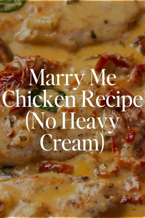 Tuscan chicken recipe, known as popular "marry me chicken", is made with flavorful sun dried tomatoes & coconut milk.