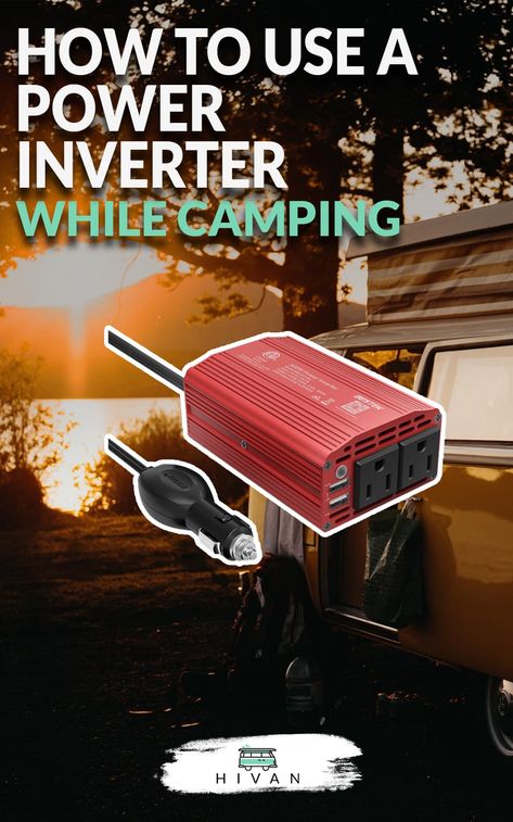 Going camping doesn’t have to mean going without all of your electronics. Thanks to power inverters, you can still use your favorite electronic devices as long as you’re camping near your car. A power inverter takes electricity from your car, and it allows you to plug in your laptop, phone charger, fan, and almost any other basic household device. Basic Electrical Engineering, Car Inverter, Rv Solar Power, Camping Power, Dry Camping, Rv Solar, Solar Power Diy, Used Rv, Deep Cycle Battery