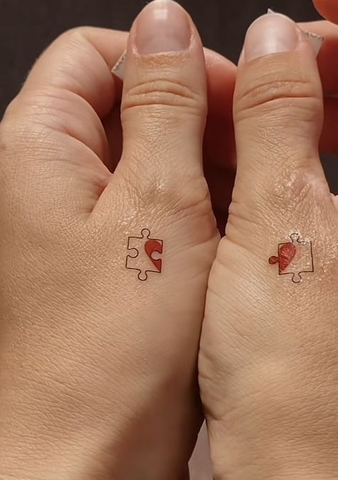 Small Matching Tattoos Couples Simple, Forbidden Love Tattoo, Sis Tattoo, Wife Tattoos, Maching Tattoos, Couples Tattoo, Cute Matching Tattoos, Matching Friend Tattoos, Small Matching Tattoos