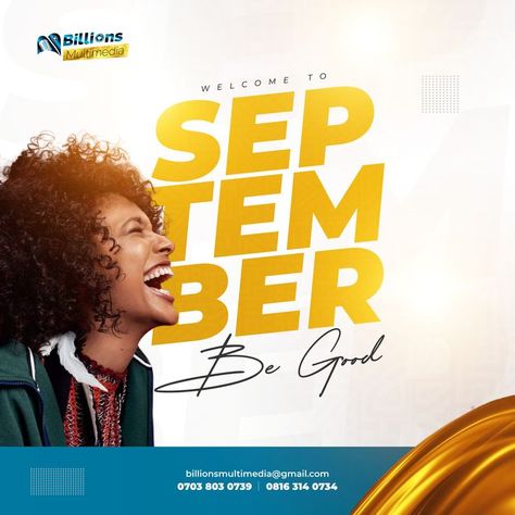 New Month Design (September)... September New Month Design, Happy New Month September Flyer Design, September New Month Flyer, September Flyer Design, New Month Design Flyer, September New Month, Happy New Month September, Happy New Month Flyer Design, September Design