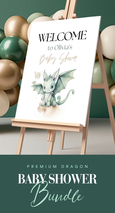 baby dragon baby shower invite bundle Dragon Baby Shower Invitations, Dragon Baby Shower, Babby Shower, Dragon Nursery, Neutral Shower, Baby Boy Themes, Dragon Birthday, Dragon Party, Baby Shower Invitaciones