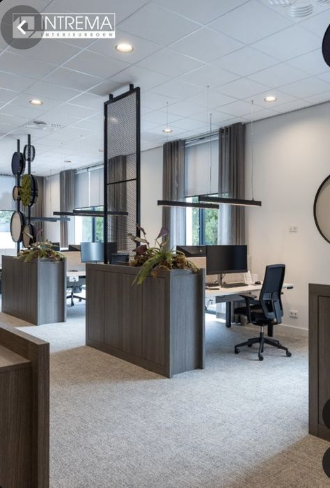 Open Space Office Design Ideas, Corporate Office Space Design, Coworking Office Design Workspaces, Modern Commercial Office Design, Modern Office Design Workspaces, Corporate Office Design Workspaces, Modern Office Layout, Boutique Office Design, Open Plan Office Design