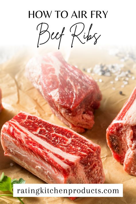 Unlock the secret to irresistible, finger-licking beef ribs with the help of your air fryer! 🥳 Our guide on Mastering Beef Ribs in Air Fryer: Juicy & Crispy Perfection will walk you through each step to achieve that oh-so-tasty combo of crispy exterior and melt-in-your-mouth tenderness. 🍽️ Beef Back Ribs Air Fryer, Beef Ribs Air Fryer Recipes, Beef Short Ribs In Air Fryer, Country Style Beef Ribs In Air Fryer, Boneless Beef Ribs In Air Fryer, Air Fryer Short Ribs, Finger Ribs Recipe, Beef Chuck Ribs Recipe, Air Fryer Beef Ribs