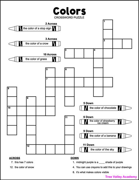 Grade 2 Spelling Words, Crossword Puzzles For Kids, Kids Crossword Puzzles, Afterschool Snacks, Free Printable Crossword Puzzles, 2nd Grade Spelling Words, Word Puzzles For Kids, Puzzle Tree, Kids Tree