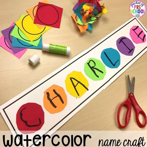 Prek Dot Activities, Learning Letters In Name Activities, Prek Learning Centers, School Themed Activities For Preschool, Beginning Of The Year Kindergarten Math Centers, Pre K Independent Activities, Making Learning Fun, Back To School Crafts For Preschoolers First Week, Pre K Name Crafts