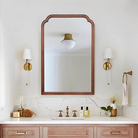 Wooden mirror frame