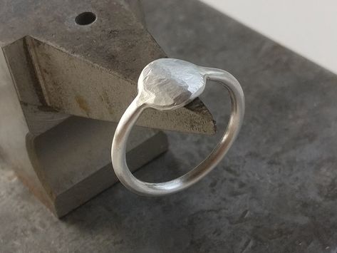 Minimalist Ring, Women Pinky Ring, Men Pinky Ring, Boho Ring, Initial Ring, Organic Ring, Sterling Silver Ring, Silver Pinkey Ring, Engraved #StandWithSmall #Etsy #Handmade #Jewelry #Silverjewelry #Goldjewelry #Bohojewelry #ring #ringforher #bohorings #trendyrings #fashionjewelry #jewelrytrends2020 #anniversarygiftsforher Men Pinky Ring, Ring For Women Silver, Ring Initial, Mens Pinky Ring, Unique Silver Rings, Jewelry Making Classes, Silver Ring For Women, Hammered Ring, Organic Rings