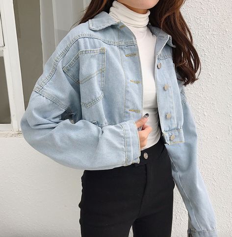 Turtle Neck Shirt, Neck Shirt, Jean Jacket, Denim Jacket, Turtle Neck, Pants, White, Black, Trousers