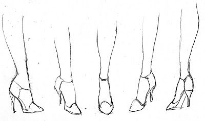 Fashion Illustration for Designers & Illustrators: Hands & Feet Drawing High Heels, Feet Drawing, Fashion Illustration Tutorial, Draw Fashion, Fashion Figure Drawing, Fashion Illustrations Techniques, Fashion Drawing Sketches, Fashion Drawing Tutorial, Fashion Figure