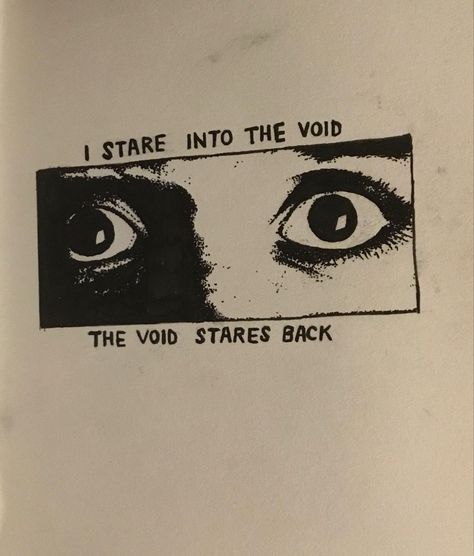 Drawing by me Void Quotes, Void Drawing, Composition Painting, Into The Void, Desert Island, The Void, Art Sketchbook, Sketch Book, Composition