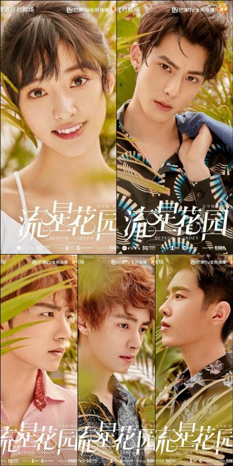 Meteor Garden Cast, Caesar Wu, F4 Meteor Garden, Darren Chen, Korean Drama Romance, Wang He Di, Shen Yue, Meteor Garden 2018, Actors Male