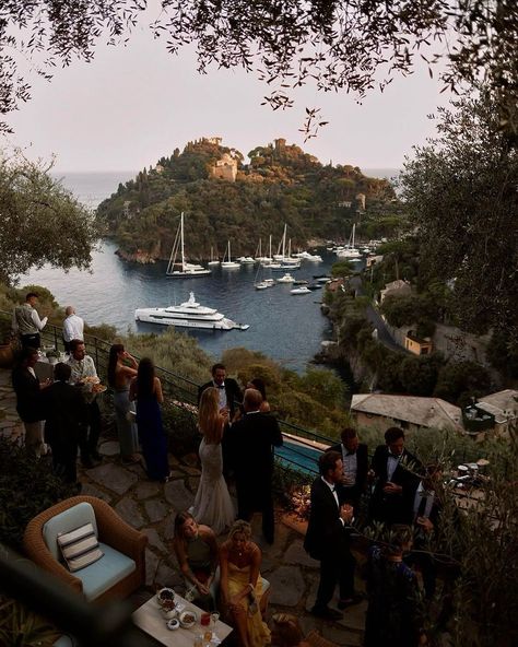 OC ™ | Portofino Wedding. 🍸 @lifeof_riley | Instagram Portofino Wedding, Classy Lifestyle, Portofino Italy, Under The Tuscan Sun, Royalty Aesthetic, Wedding Money, Wedding Abroad, Luxury Lifestyle Dreams, Dream Wedding Ideas Dresses