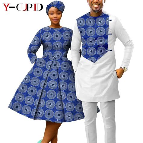 Ankara Dress Styles For Men, African Couple Outfit Matching, Couples Outfits Matching, African Print Dresses For Women, African Couple, Couples African Outfits, Wedding Outfits For Women, Africa Clothing, African Wedding Attire